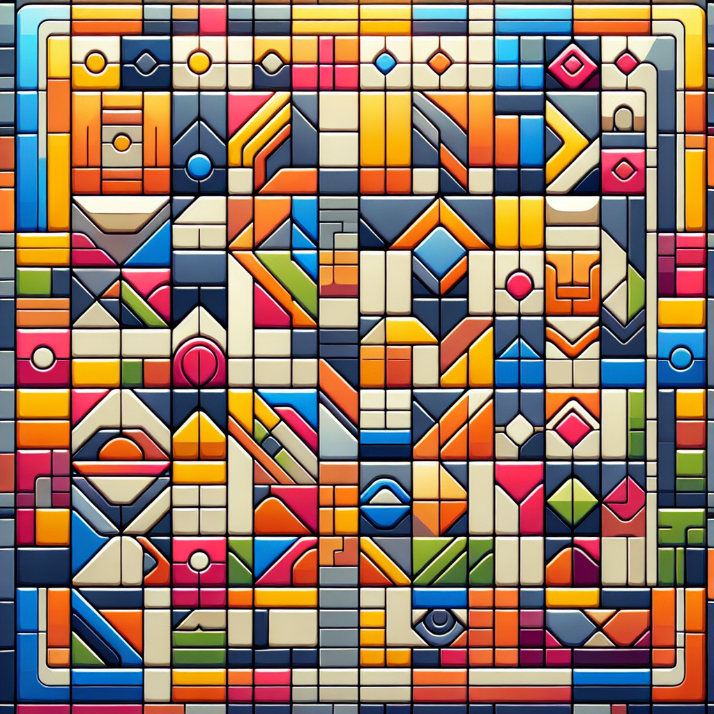 Tetris game illustration